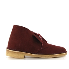 CLARKS ORIGINALS DESERT BOOT<br>Bordeaux