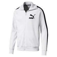 PUMA  TEXTILE T7 VINTAGE TRACK <br> Blanc