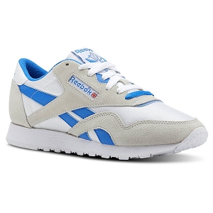 REEBOK CL NYLON WHITE<br>Blanc