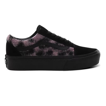 VANS UA OLD SKOOL PLATFORM MIX LEOPARD PINKBLACK<br>Noir