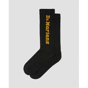 DOC MARTENS VERTICAL LOGO SOCK AD075001<br>Noir