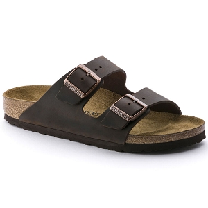 BIRKENSTOCK ARIZONA 52531 NU OILED HABANA<br>Marron