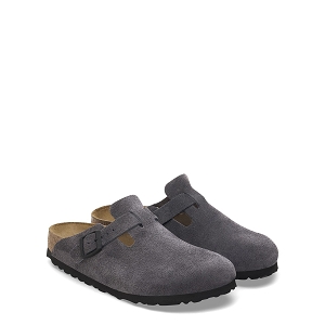 BIRKENSTOCK BOSTON BS VELVET GREY 1028602<br>Gris