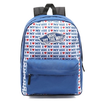 VANS TEXTILE WM REALM BACKPACK TRUE BLUE<br>Bleu