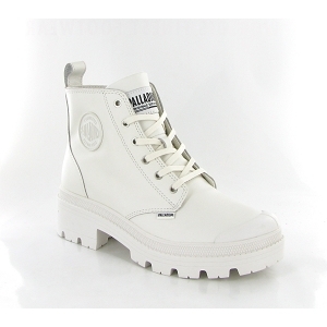 PALLADIUM PALLABASE LEATHER W<br>Blanc