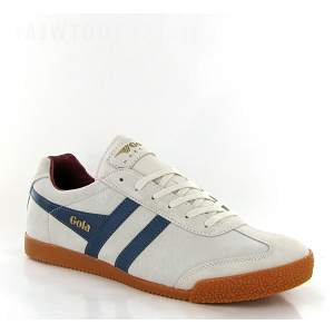 GOLA HARRIER SUEDE CMA192<br>Blanc