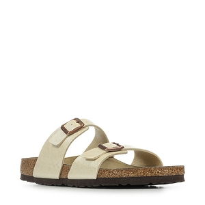 BIRKENSTOCK SYDNEY GRACEFUL PEARL WHITE 1016171 <br> Blanc