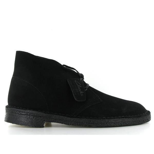 Clarks originals famille desert boot noir