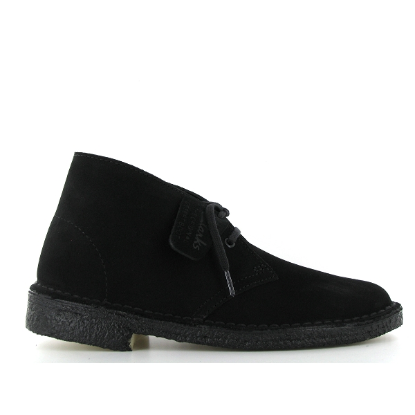 Clarks originals famille desert boot noir