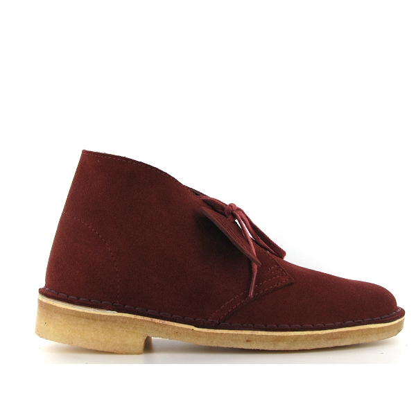 Clarks originals famille desert boot bordeaux