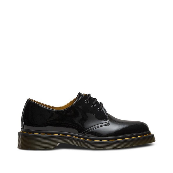 Doc martens lacets 1461 black patent lamper 10084001 noir