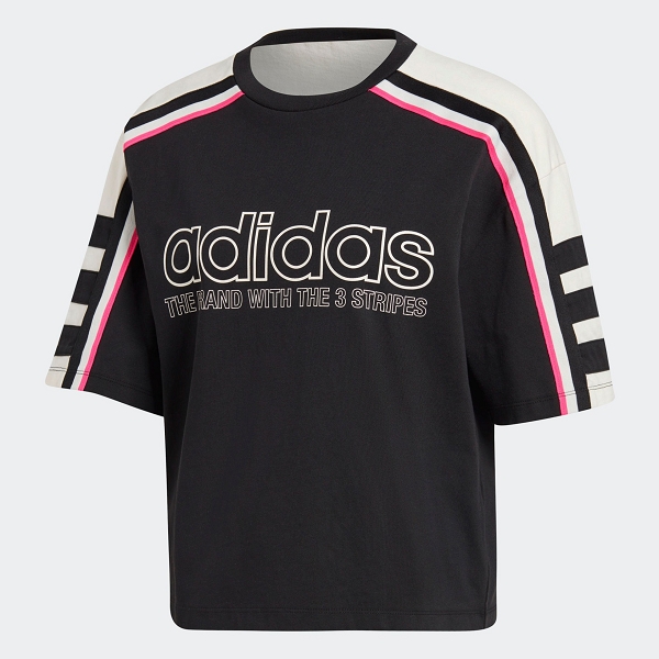Adidas textile tee shirt og tee d98925 noir