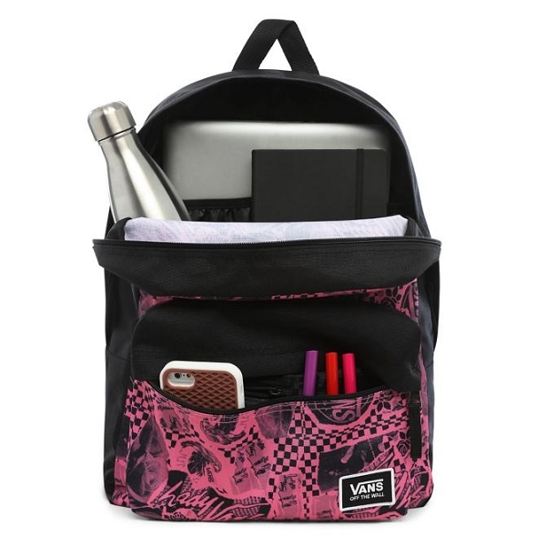 Vans textile sac-a-dos realm classic backpack violetA209201_4