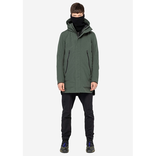 Krakatau parka qm215 dufflegreen vert