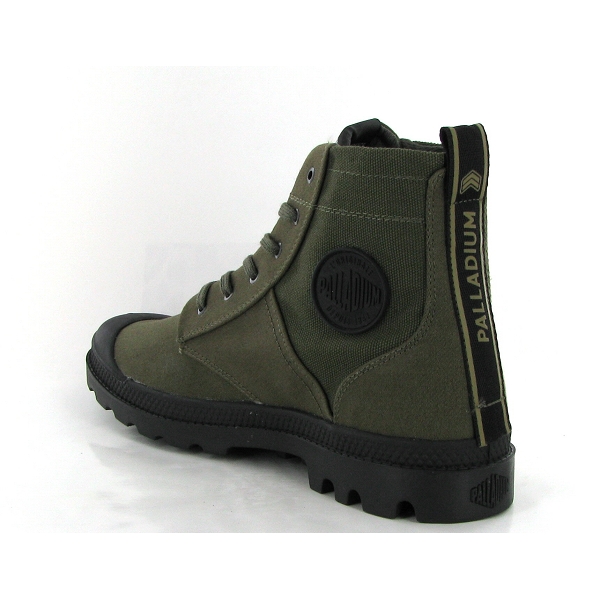 Palladium bottines et boots pampa hi army olive night kakiA255301_3