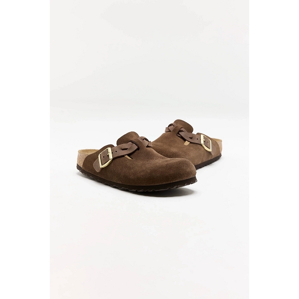Birkenstock sabot boston braided 1031716 kakiA319301_2