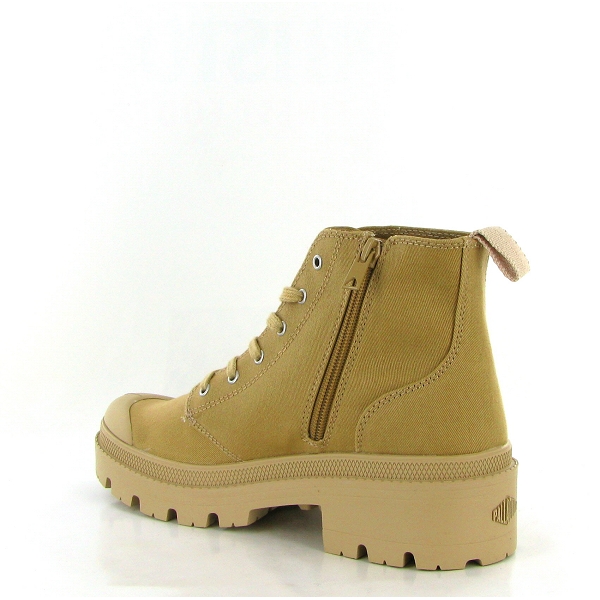 Palladium bottines et boots pallabase twill marronC311101_3