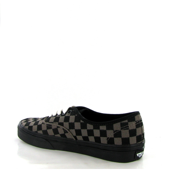 Vans sneakers authentic embroidered checker black noirC313801_3