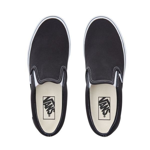 Vans sneakers classic slip on blk wht noirD033401_4