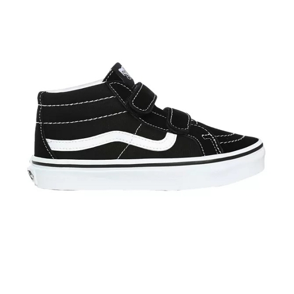 Vans enfant sneakers sk8 reissue v black true white vn00018t6bt1 noir