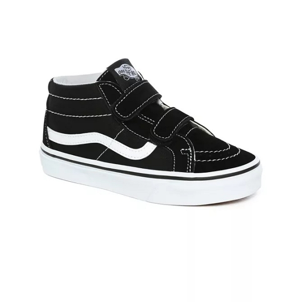 Vans enfant sneakers sk8 reissue v black true white vn00018t6bt1 noirD074401_2