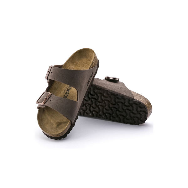 Birkenstock mules arizona birko flor 151183 narrow fit marronD077801_5