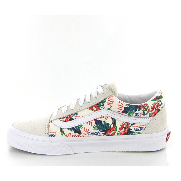 Vans sneakers old skool spring daze vn0a3wtk4rw1 blancD078801_3