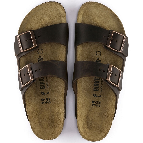 Birkenstock mules arizona 52531 nu oiled habana marronD114001_4