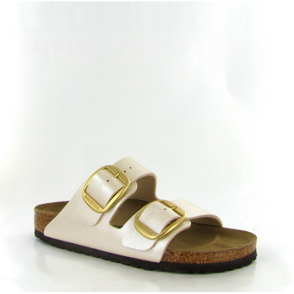 Birkenstock mules arizona big buckle 1020021 blanc