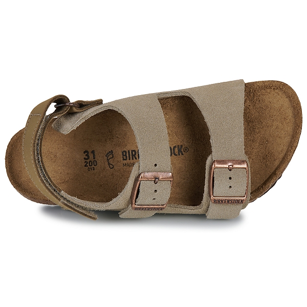 Birkenstock nu pieds et sandales milano kids 1029465 marronD133301_3