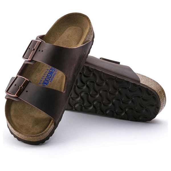 Birkenstock mules arizona cuir sfb cuir gras habana 0452761 marronE086101_5