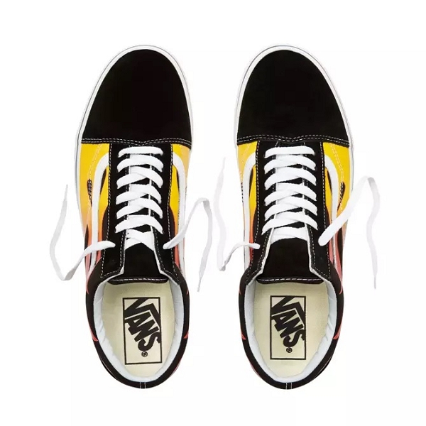 Vans sneakers old skool flame vn0a38g1phn1 noirE108301_6