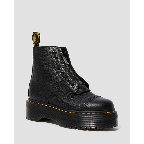 Doc martens bottines et boots sinclair milled nappa 22564001 noirE112601_2