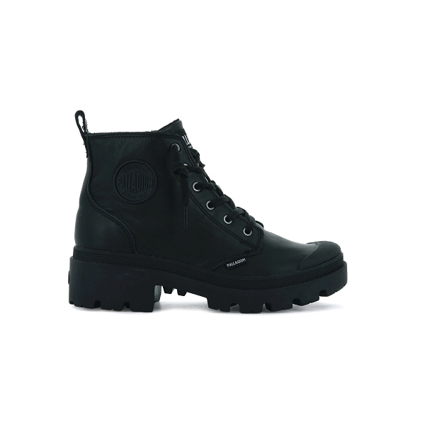 Palladium bottines et boots pallabase leather w noir