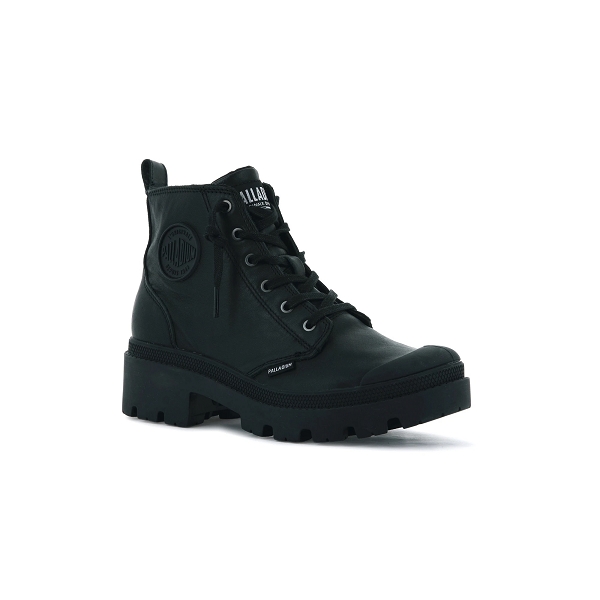 Palladium bottines et boots pallabase leather w noirE121101_2