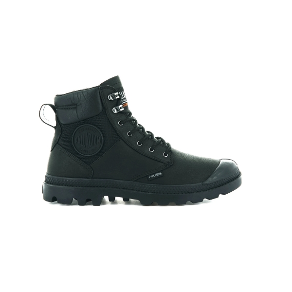 Palladium bottines et boots pampa shield waterproof leather noir