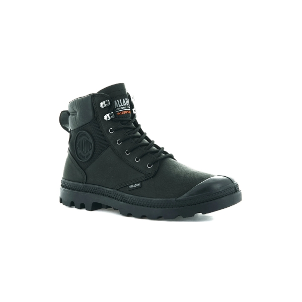 Palladium bottines et boots pampa shield waterproof leather noirE121501_2