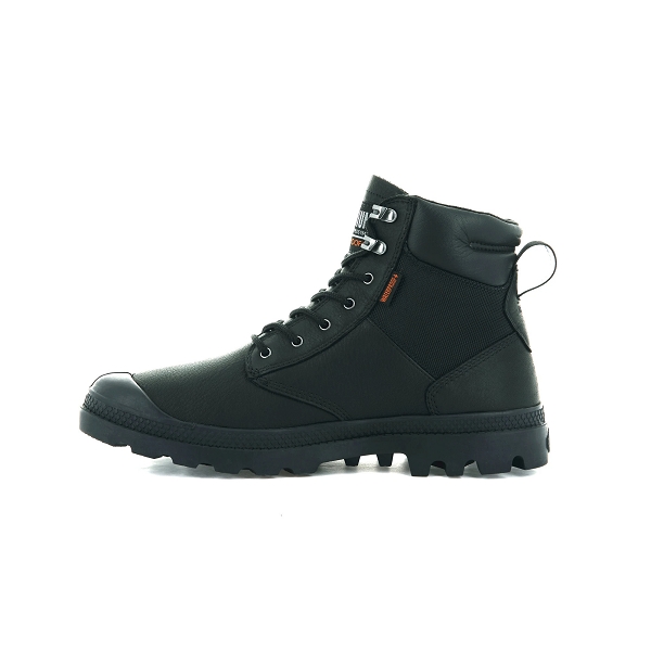 Palladium bottines et boots pampa shield waterproof leather noirE121501_4