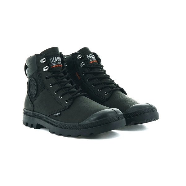 Palladium bottines et boots pampa shield waterproof leather noirE121501_6
