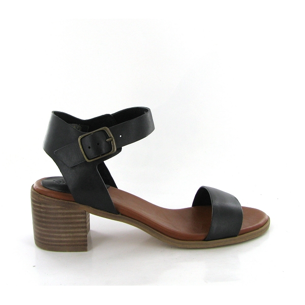 Kickers nu pieds et sandales volou noirE140701_2