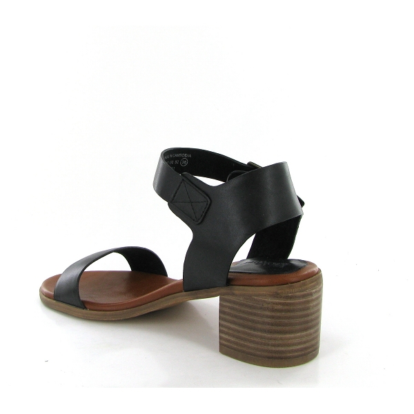 Kickers nu pieds et sandales volou noirE140701_3