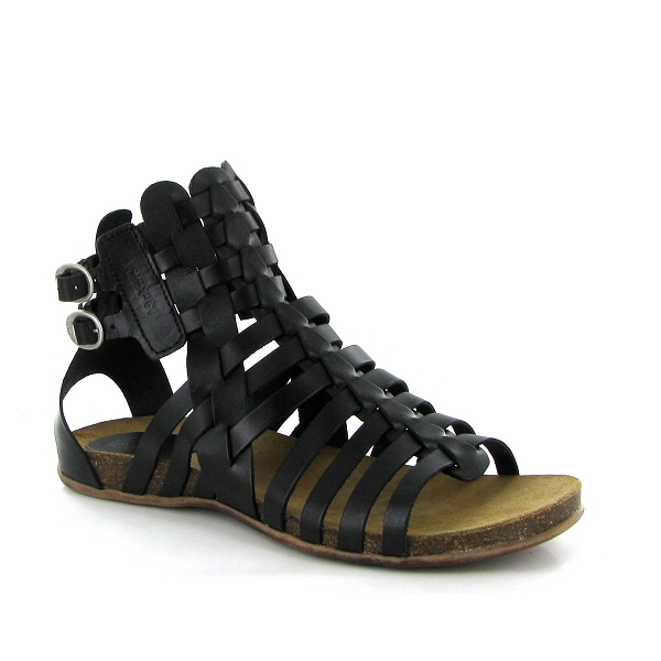 Kickers nu pieds et sandales anaspart noir