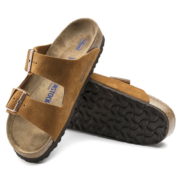 Birkenstock mules arizona sfb 1009527 narrow camelE148801_4