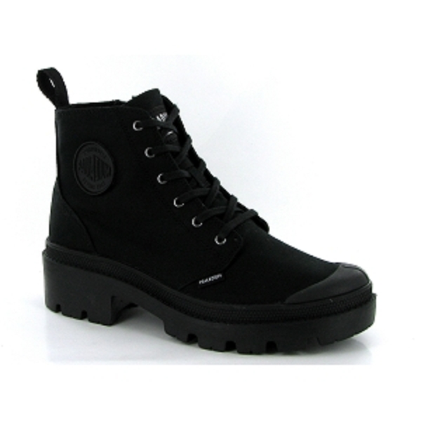 Palladium bottines et boots pallabase twill noir