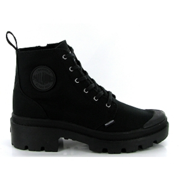 Palladium bottines et boots pallabase twill noirE150601_2