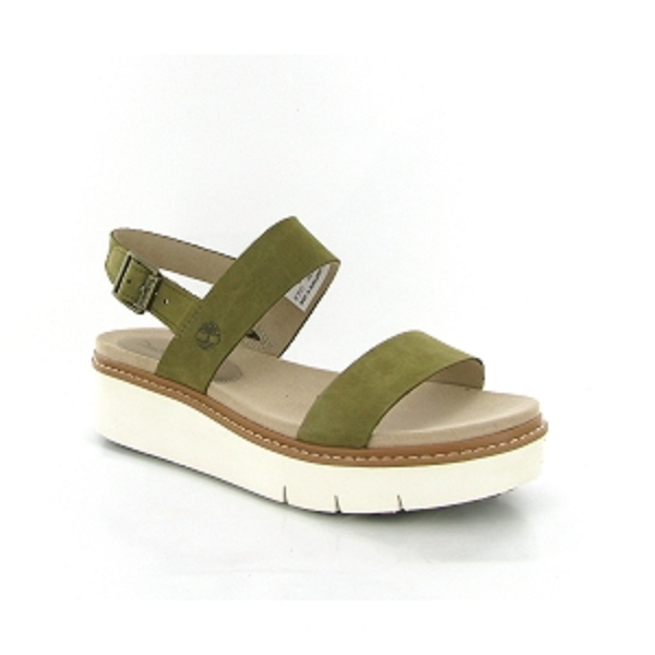 Timberland nu pieds et sandales safari dawn 2 band olive