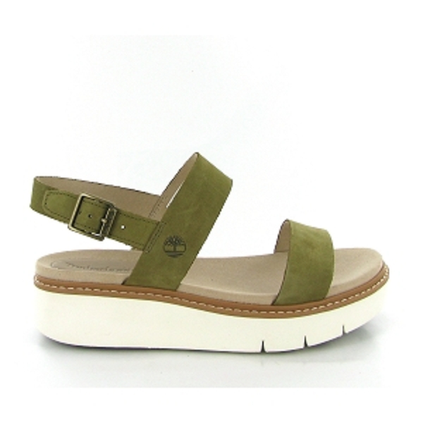 Timberland nu pieds et sandales safari dawn 2 band oliveE153601_2