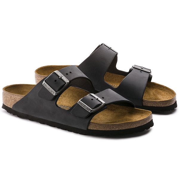 Birkenstock mules arizona 552113 nu oiled black noirE189001_3