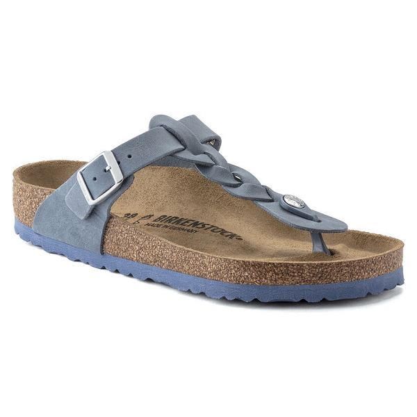 Birkenstock nu pieds et sandales gizeh braided fl 1021361 bleu