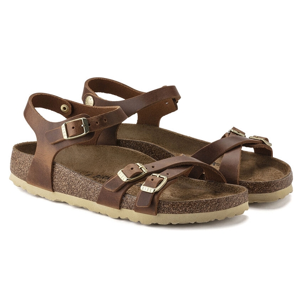 Birkenstock nu pieds et sandales kumba fl 1021489 marronE189801_3